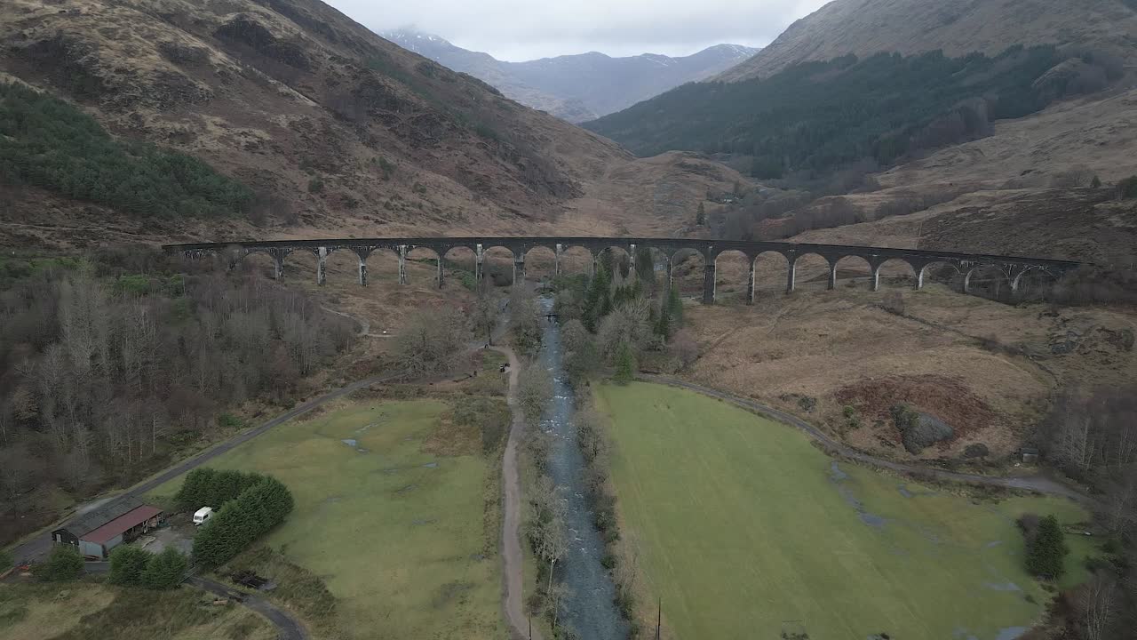 Descarga Gratis Vídeos De Stock De El Histórico Viaducto De Glenfinnan