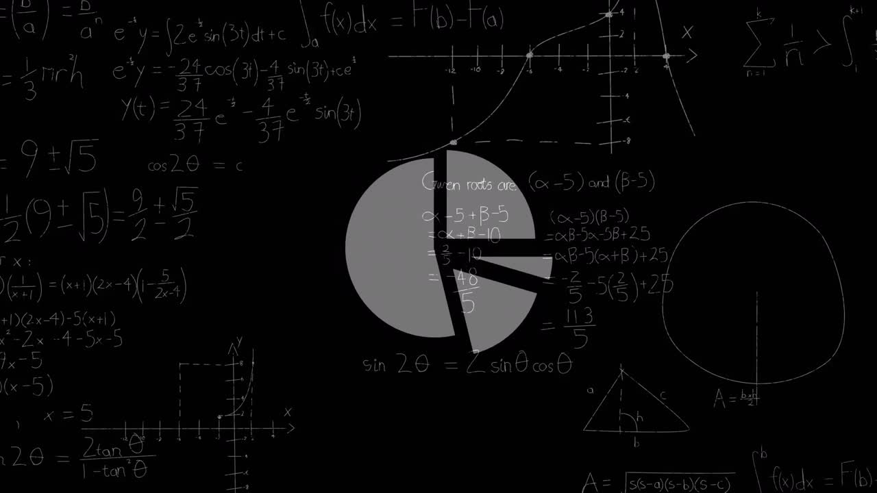 V Deo Premium Animaci N De Ecuaciones Matem Ticas Sobre El Diagrama