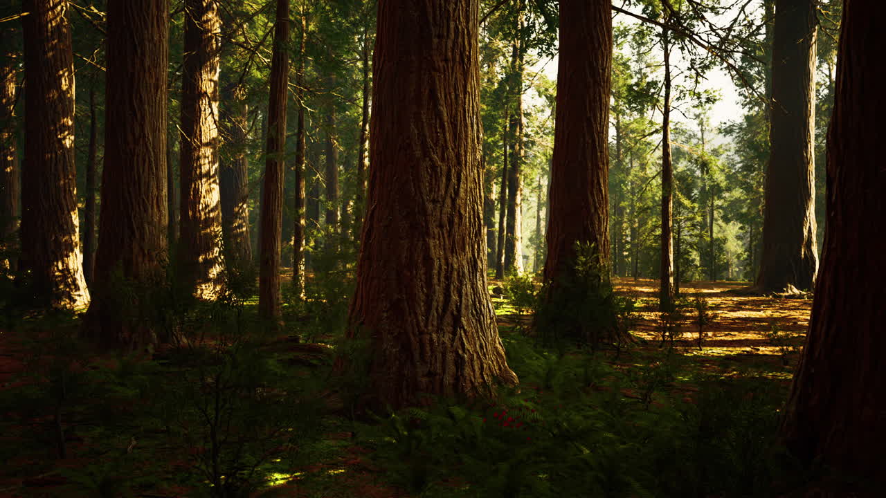 Descarga Gratis V Deos De Stock De Secuoyas Gigantes En El Bosque