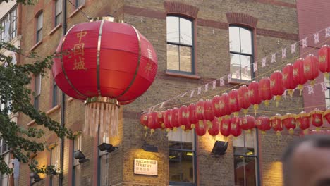 Close-Up-Of-Paper-Lanterns-Decorating-Gerrard-Street-In-Chinatown-In-London-England-UK