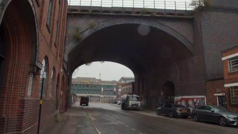 View-Of-City-Streets-In-Birmingham-UK-With-Business-And-Office-Premises