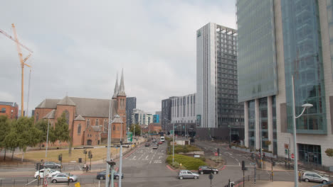 Office-Buildings-Next-To-Road-Traffic-Junction-In-Birmingham-UK-1