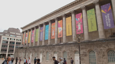 Town-Hall-Promoting-Commonwealth-Games-2022-In-Birmingham-UK