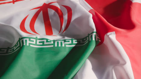 Studio-Still-Life-Shot-Of-English-And-Iranian-Flags-From-Soccer-World-Cup-Group-Stage-Teams-2022