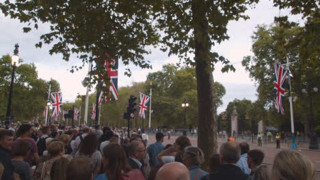 Panning-Shot-of-Pedestrians-In-Ceremonial-Viewing-Area