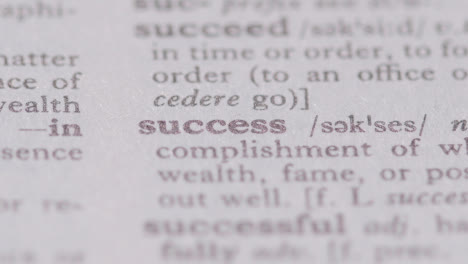 Close-Up-On-Page-Of-Dictionary-With-Definition-Of-Word-Success