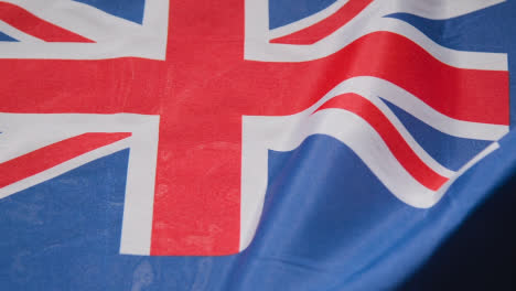 Close-Up-Studio-Shot-Of-Australia-Flag-Filling-Frame