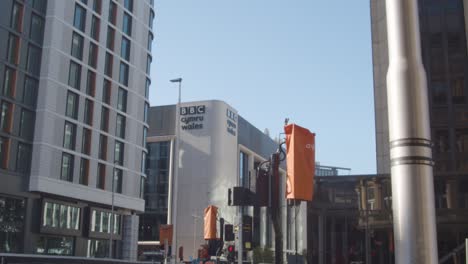Exterior-Of-BBC-Wales-Building-In-Cardiff-City-Centre-1
