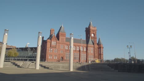 Exterior-Of-The-Pierhead-Building-In-Cardiff-Wales