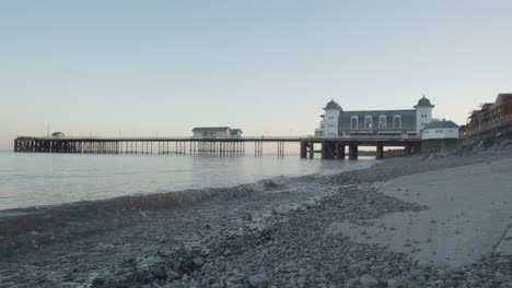 Penarth-Pier-And-Pavilion-Theatre-In-Wales-At-Dusk-From-Beach-1