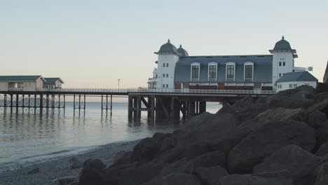 Penarth-Pier-And-Pavilion-Theatre-In-Wales-At-Dusk-From-Beach-2