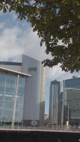 Vertical-Video-Showing-Exterior-Of-The-Principality-Sports-Stadium-In-Cardiff-Wales