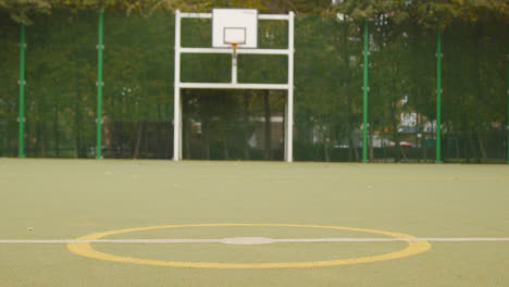 View-Of-Goal-On-Empty-Artificial-Soccer-Pitch-In-Urban-City-Area-4