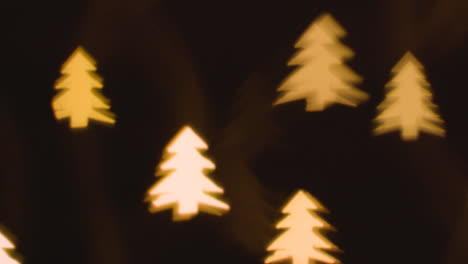 Background-Of-Christmas-Lights-In-The-Shape-Of-Christmas-Trees