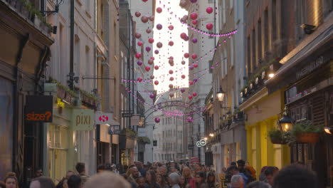 Shops-And-Restaurants-Decorated-For-Christmas-On-London-UK-Fouberts-Place-1