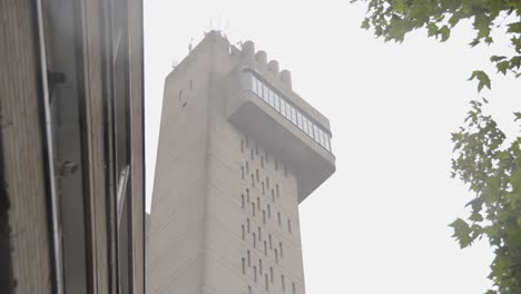 Looking-Up-From-Ground-Level-To-Inner-City-High-Rise-Tower-Block-In-London-UK-2