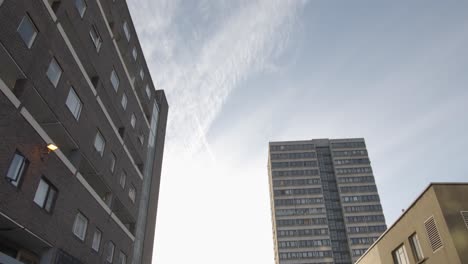 Graffiti-On-Walls-Outside-Inner-City-Housing-Development-In-Tower-Hamlets-London-UK-1