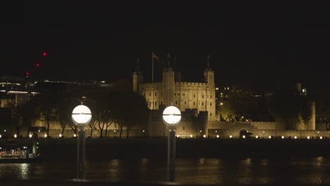 Tower-Of-London-Viewed-Across-River-Thames-From-South-Bank-At-Night-2