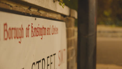 Close-Up-Of-Street-Sign-For-Clareville-Street-SW7-In-Belgravia-London-At-Night-1