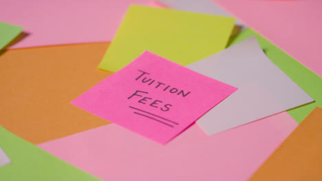 Education-Concept-Of-Revolving-Sticky-Notes-With-Tuition-Fees-Written-On-Top-Note-1