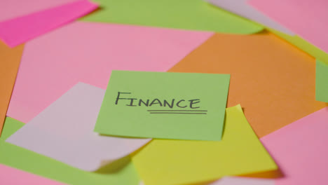 Business-Concept-Of-Revolving-Sticky-Notes-With-Finance-Written-On-Top-Note-1