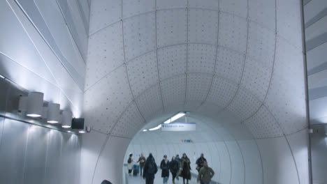 Commuter-Passengers-On-Escalators-At-Underground-Station-Of-New-Elizabeth-Line-At-London-Liverpool-Street-UK-5