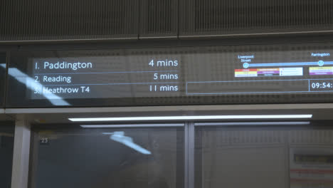 Close-Up-Of-Train-Information-Board-On-New-Elizabeth-Line-Tube-Link-At-London-Liverpool-Street-UK