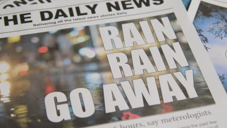Newspaper-Headline-Discussing-Extreme-Weather-Conditions-And-Global-Warming-Crisis-2