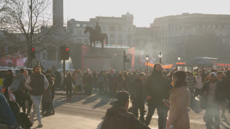 Trafalgar-Square-In-London-UK-With-Crowds-Celebrating-Chinese-New-Year-2023-With-Event-On-Stage-14