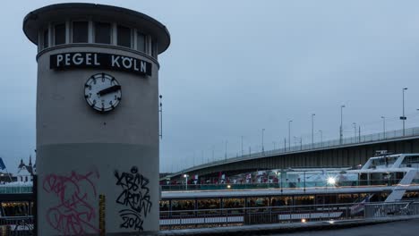 Timelapse-of-Cologne,-Germany,-Europe---Zeitraffer-von-Köln,-Deutschland,-Europa-16