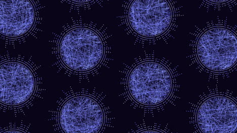 A-Blue-Circles-With-Dots-And-Lines