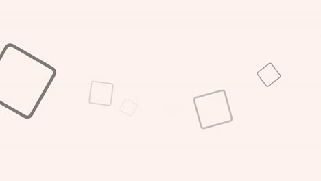 Flying-black-geometric-squares-on-white-gradient