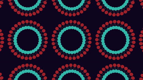 Mesmerizing-Pattern-Of-Colorful-Circles-On-Dark-Background