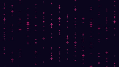 Abstract-cross-dot-pattern-on-black-background