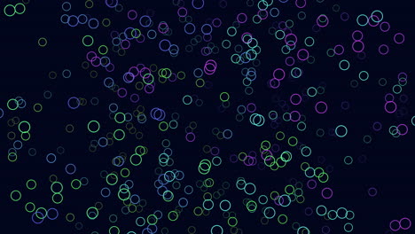 Vibrant-dots-suspended-in-space-on-a-black-background
