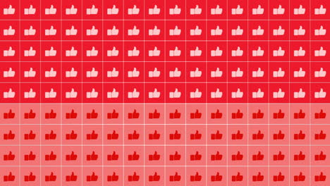 Retro-social-like-icons-pattern-on-red-gradient