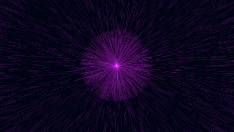 A-Purple-Rays-Of-Light-In-Galaxy