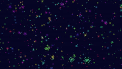Starry-night-a-vibrant-pattern-of-colorful-stars