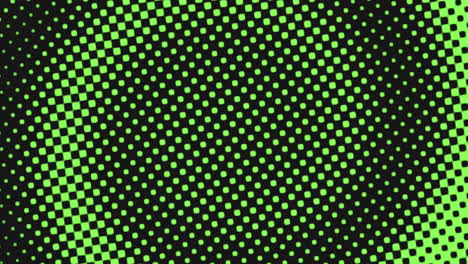 Monochromatisches-Grünes-Muster-Mit-Kleinen-Punkten-In-Reihen