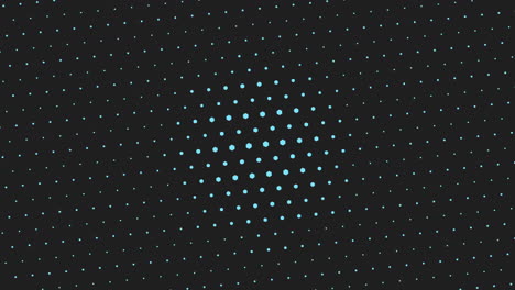 Monochromatic-blue-small-dots-pattern-in-rows