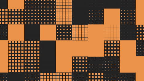 Monochromatic-orange-small-dots-pattern-in-rows
