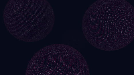 Digital-sphere-pattern-with-neon-led-glitters-in-dark-galaxy