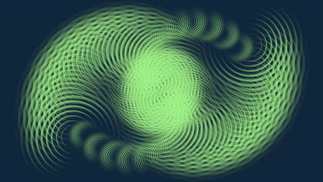 Futuristische-Und-Illusion-Wiederholen-Geometrische-Kreise-In-Der-Dunklen-Galaxie