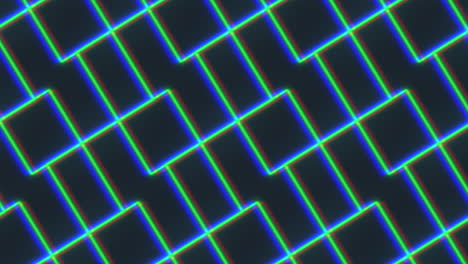 Seamless-neon-squares-pattern-with-glitch-on-black-gradient