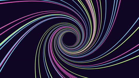 Psychedelic-illusion-neon-rainbow-lines-in-dark-hole