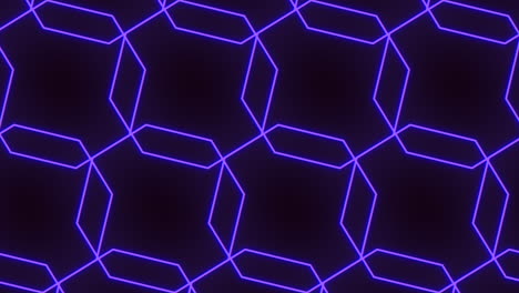Seamless-neon-hexagons-pattern-on-black-gradient
