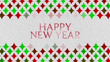 Happy-New-Year-on-red-and-green-geometric-winter-pattern