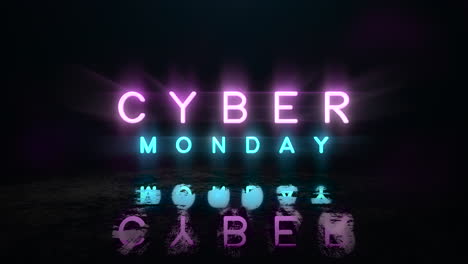 Cyber-Monday-neon-text-on-street-in-city