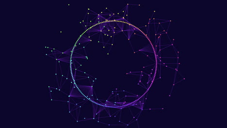 Kompliziertes-Netzwerk-Aus-Punkten-Und-Linien-In-Kreisform