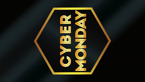 Feiern-Sie-Den-Cyber-Monday:-Goldenes-Konfetti-Auf-Dunklem-Farbverlauf